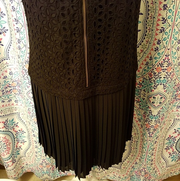 LOFT Eyelet Detail Drop Waist Cocktail Dress - Picture 6 of 7